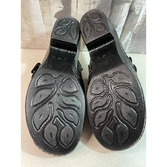 Born Concept b.o.c. Women's Black Leather Open Back Clogs 10M - Picture 8 of 11